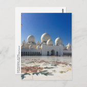 Sheik Zayed Moschee - Abu Dhabi Postkarte (Vorne/Hinten)