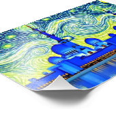 Sheikh Zayed Grand Moschee, Abu Dhabi auf einem Po Fotodruck (Ecke)