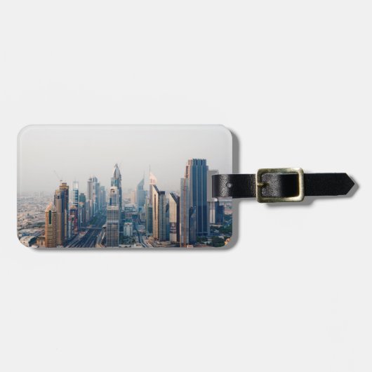 Sheikh Zayed Road Gepäckanhänger (Vorderseite horizontal)