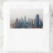 Sheikh-Zayed-Straße Rechteckiger Aufkleber (Tasche)