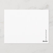 Sheila Postcard Postkarte (Rückseite)