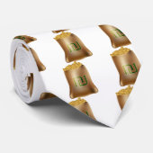 Shekel Gold Coey Money Bag Symbol Krawatte (Gerollt)