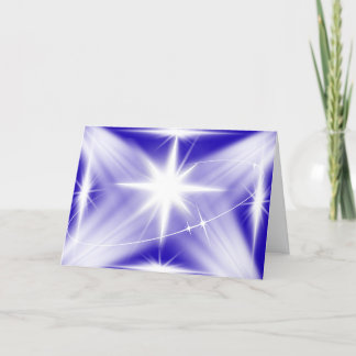 Shekinah Glory Christmas Star Grußkarte Karte