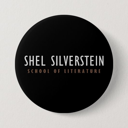 Shel Silverstein School of Literature Button (Vorderseite)