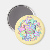 SHELBIE ~ POLYHEDRA ~ PASTEL~ MAGNET (Vorderseite/Rückseite)