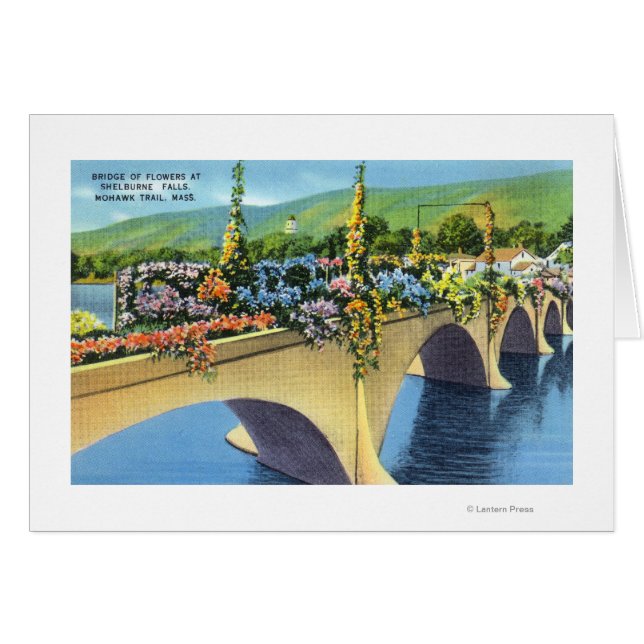 Shelburne Falls Bridge of Blume (Vorderseite (Horizontal))