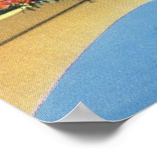 Shelburne Falls Bridge of Blume Poster (Ecke)