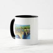 Shelburne Falls Bridge of Blume Tasse (Vorderseite Links)