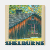 Shelburne Vermont Travel Magnet (Vorne)