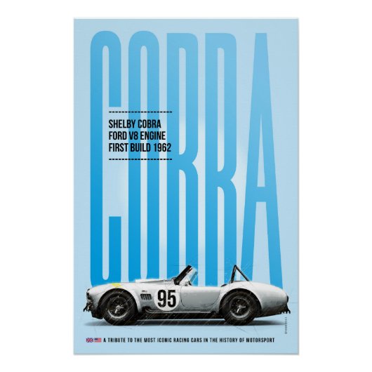 Shelby Cobra Tribute Poster (Vorderseite)