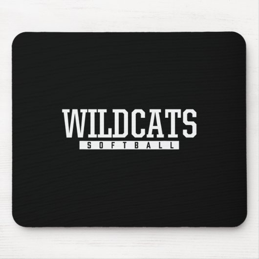 Shelby County Wildcats Softll Hs  Mousepad (Vorne)