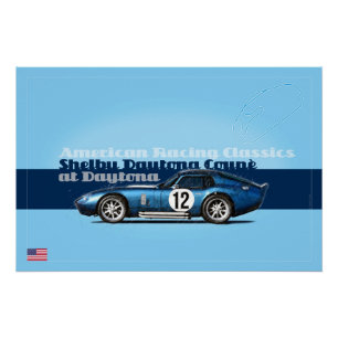 Shelby Coupe at Daytona Poster