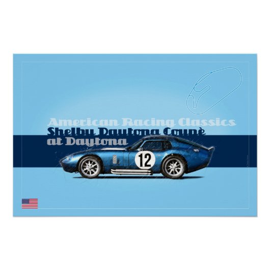 Shelby Coupe at Daytona Poster (Vorderseite)