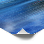 shelby Daytona Coupe Blueprint Poster (Ecke)