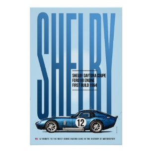 Shelby Daytona Coupe Tribute Poster