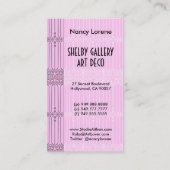 Shelby, Dreißigerjahre Dame in der Flieder und im Visitenkarte (Rückseite)