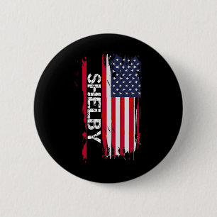 Shelby Flagge Amerika Button