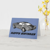 Shelby Mandala Art Birthday Card Karte (Gelbe Blume)