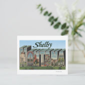 Shelby, Montana Postkarte (Stehend Vorderseite)