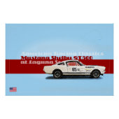 Shelby Mustang at Laguna Seca Poster (Vorderseite)