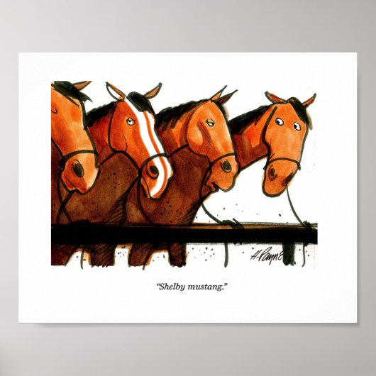 Shelby Mustang Poster (Vorne)