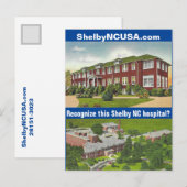 Shelby NC Historic Postcard Postkarte (Vorne/Hinten)