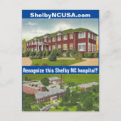 Shelby NC Historic Postcard Postkarte (Vorderseite)