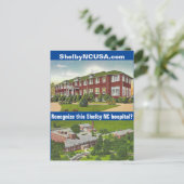 Shelby NC Historic Postcard Postkarte (Stehend Vorderseite)