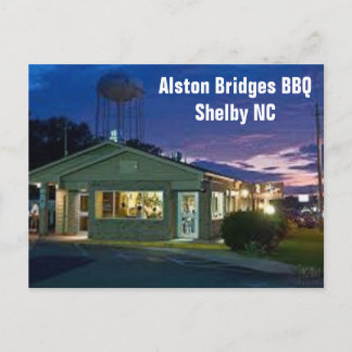 Shelby NC North Carolina Postcard Alston Bridges Postkarte
