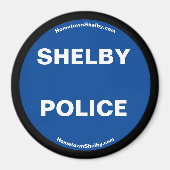 Shelby Police Magnet (Vorne)