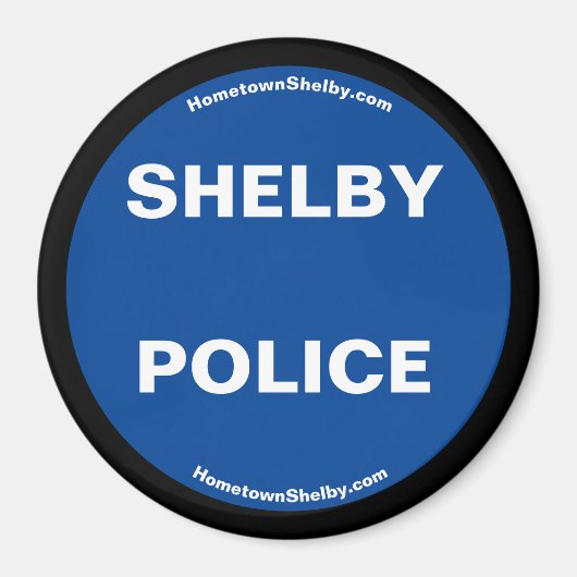 Shelby Police Magnet (Vorne)