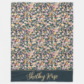 Shelby Rose Dainty Cotattcore Ditsy Fleecedecke (Vorderseite)