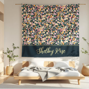 Shelby Rose Dainty Cotattcore Ditsy Fleecedecke
