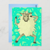 Shelby Sheep Postkarte (Vorne/Hinten)