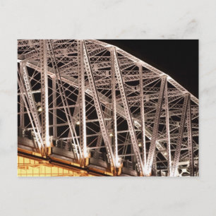 Shelby Street Bridge, Nashville, Tennessee, USA Postkarte