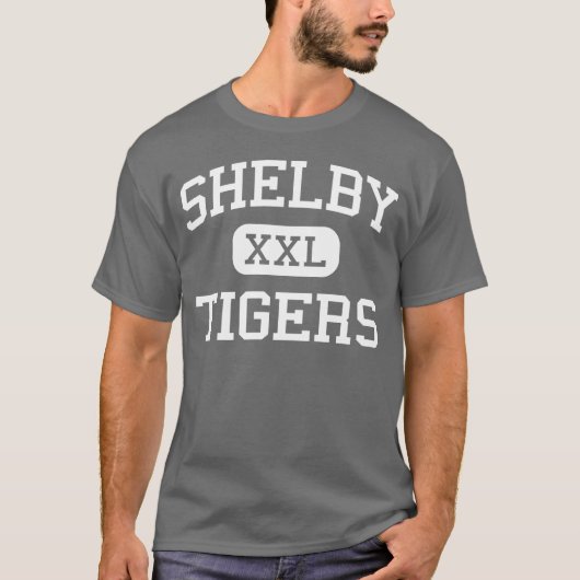 Shelby - Tiger - Highschool - Shelby Michigan T-Shirt (Vorderseite)