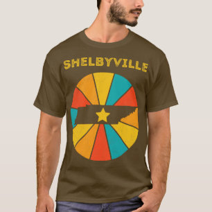 Shelbyville Tennessee Vintages zerrüttetes Souveni T-Shirt