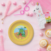 Sheldon auf dem Strand Pappteller (Party)