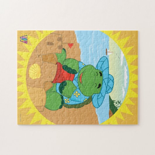 Sheldon auf dem Strand Puzzle (Horizontal)