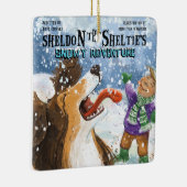 Sheldon der Sheltie Keramikornament (Rechts)