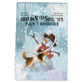 Sheldon der Sheltie Mittlere Geschenktüte (Rückseite)