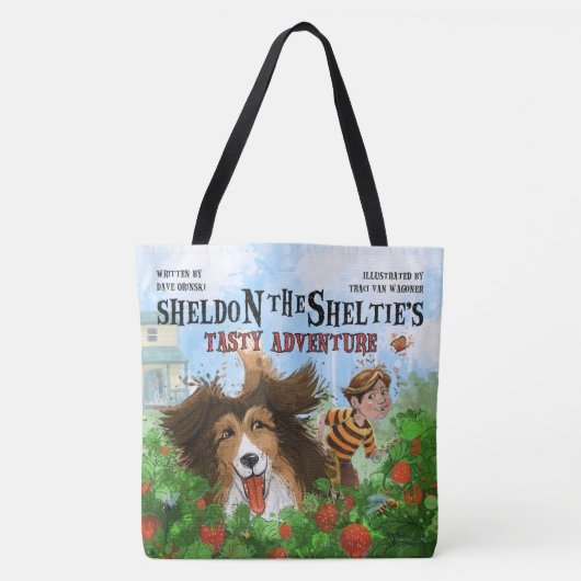 Sheldon der Sheltie Tasche (Vorderseite)