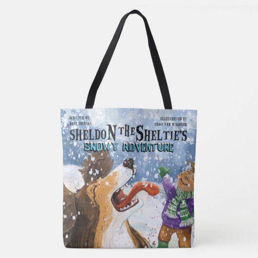 Sheldon der Sheltie Tasche (Vorderseite)