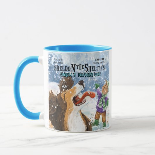 Sheldon der Sheltie Tasse (Links)