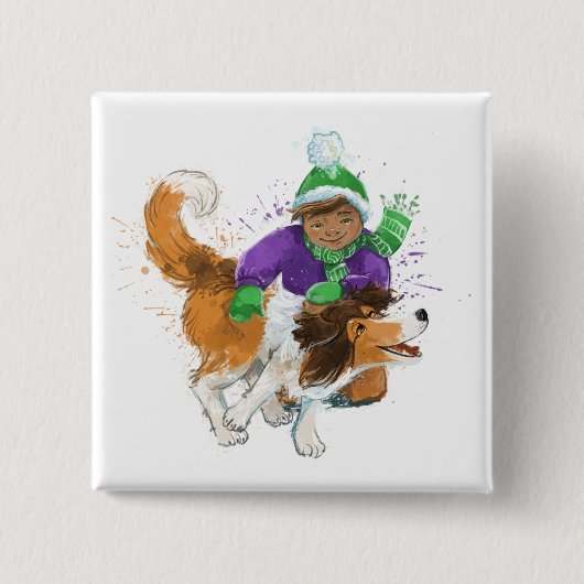 Sheldon der Sheltie und sein Junge Button (Vorderseite)