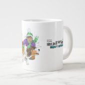 Sheldon der Sheltie und sein Junge Jumbo-Tasse (Vorderseite Rechts)