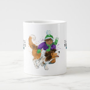 Sheldon der Sheltie und sein Junge Jumbo-Tasse