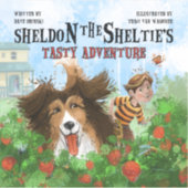 Sheldon die Sheltie Aufkleber (Vorderseite)
