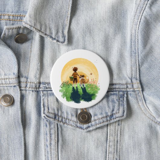 Sheldon die Sheltie Button (Beispiel)