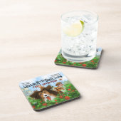 Sheldon die Sheltie Getränkeuntersetzer (Rechte Seite)